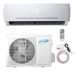 9,000 BTU Air-Con Blue Series III Ductless Mini Split Air Conditioner ...