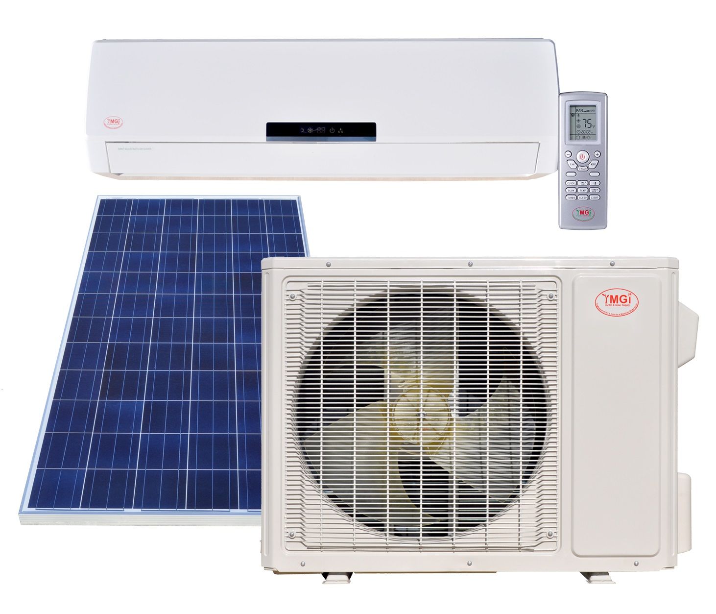 Ymgi Btu Ton Solar Assist Ductless Mini Split Air Conditioner